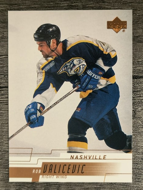2000-01 Upper Deck #98 Rob Valicevic