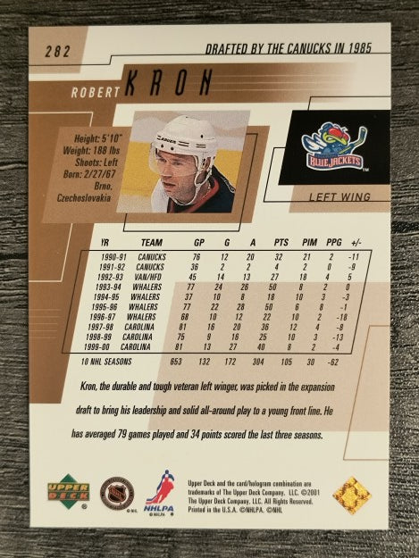 2000-01 Upper Deck #282 Robert Kron