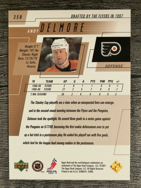 2000-01 Upper Deck #358 Andy Delmore