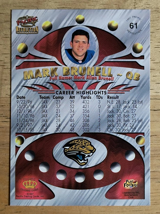 1997 Revolution #61 Mark Brunell