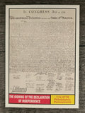 2009 Topps American Heritage #103 The signing of the Declaration of Independence