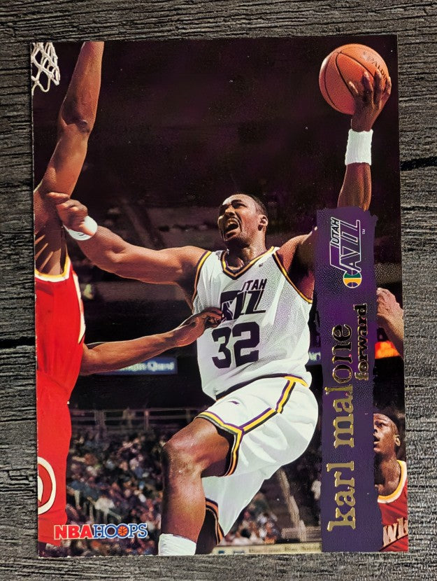 1995-96 Hoops #160 Karl Malone (NM)