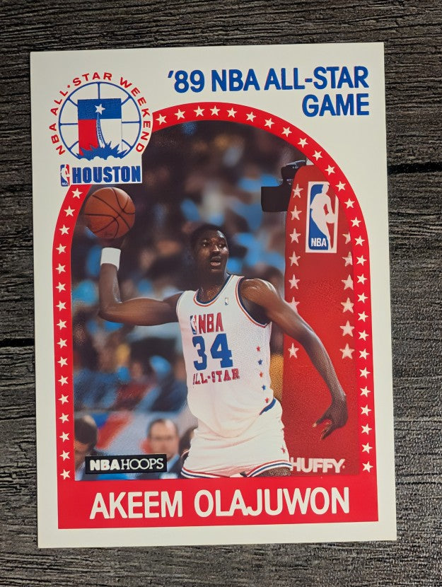 1989-90 Hoops #178 Hakeem Olajuwon AS (NM)