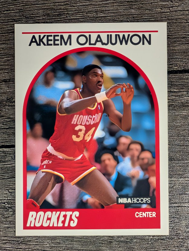 1989-90 Hoops #180 Hakeem Olajuwon (NM)