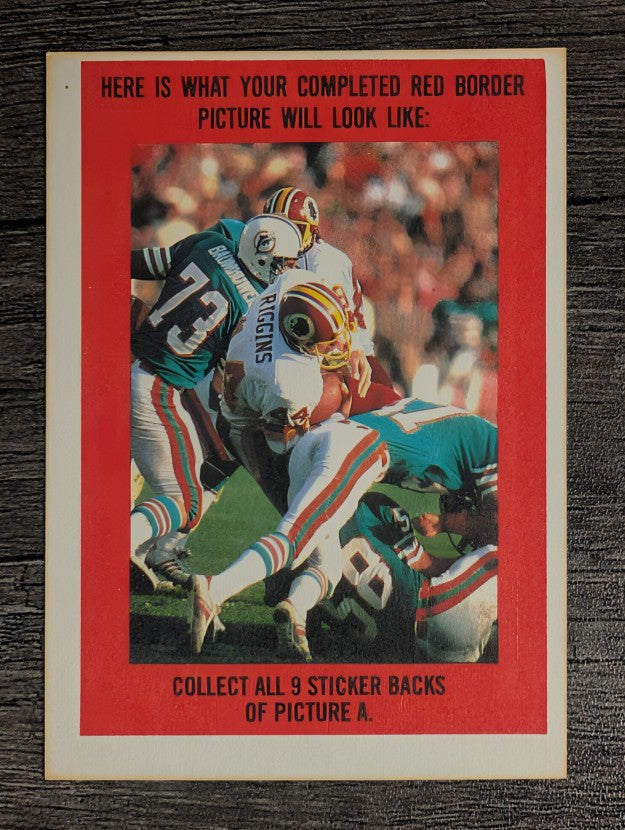 1983 Topps Sticker Inserts #1 Marcus Allen