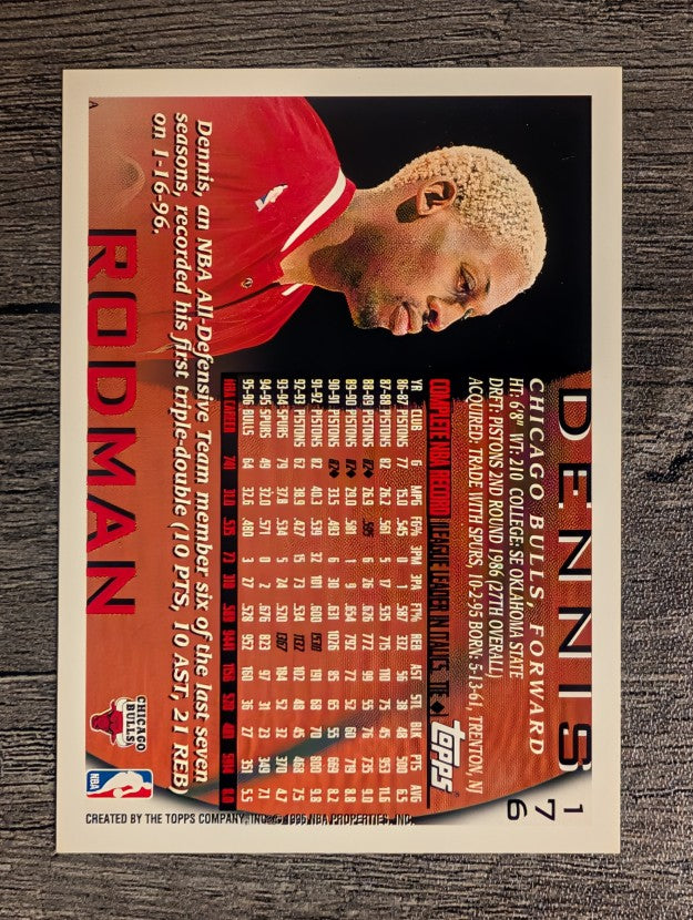 1996-97 Topps #176 Dennis Rodman