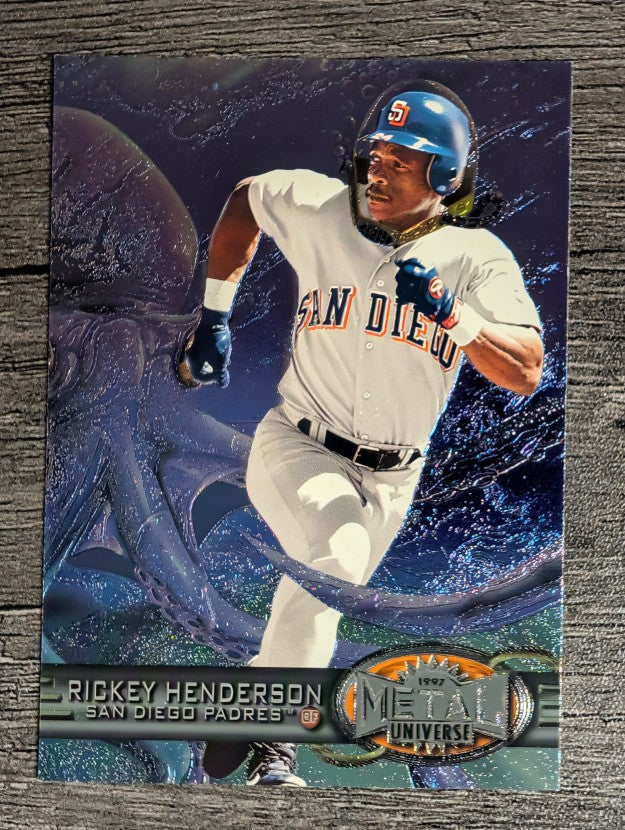 1997 Metal Universe #221 Rickey Henderson