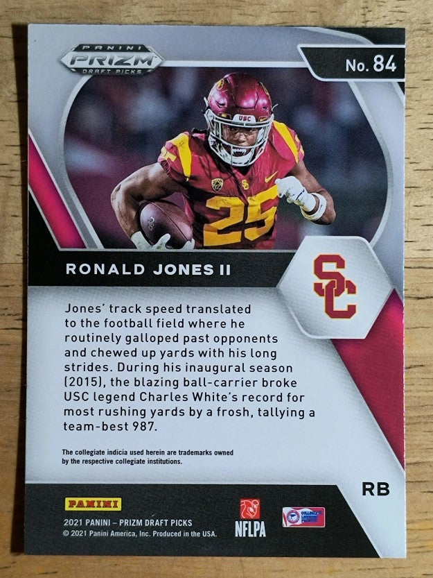 2021 Panini Prizm Draft Picks #84 Ronald Jones II