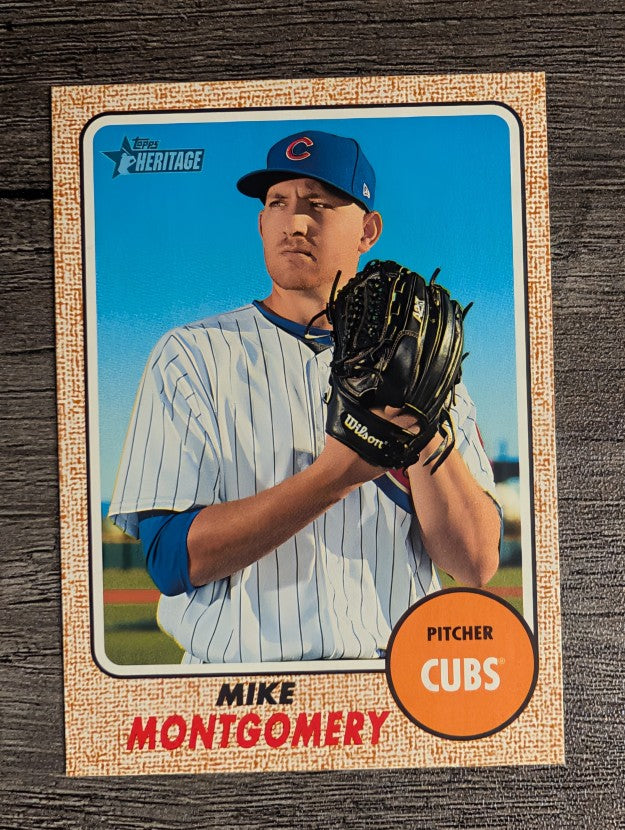 2017 Topps Heritage #509 Mike Montgomery