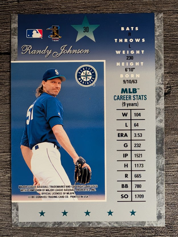 1997 Donruss Elite #30 Randy Johnson