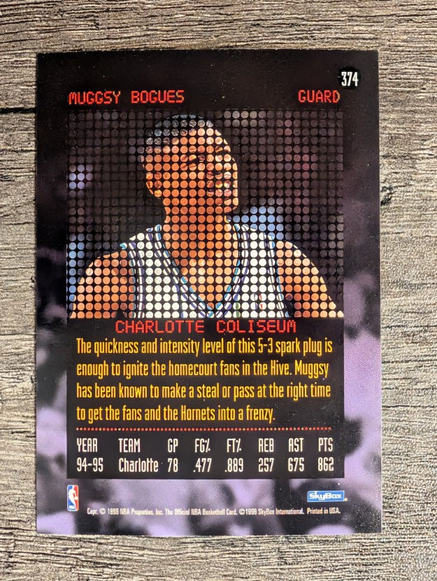 1995-96 Hoops #374 Muggsy Bogues RH