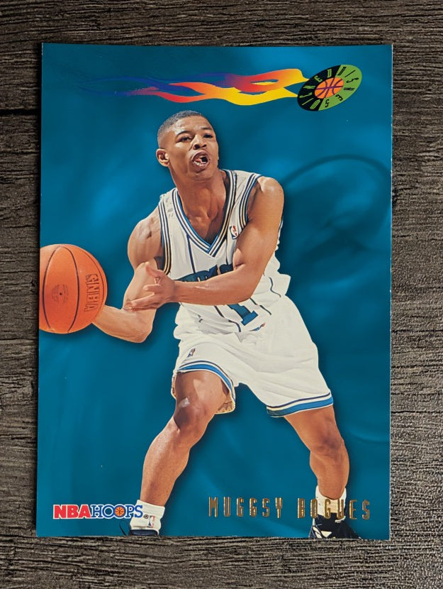 1995-96 Hoops #389 Muggsy Bogues WD