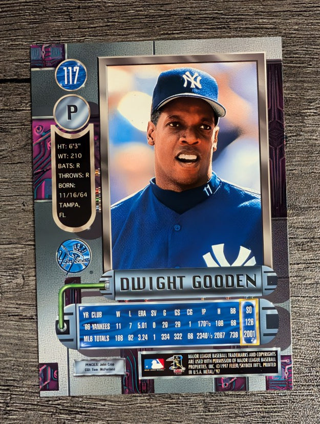 1997 Metal Universe #117 Dwight Gooden