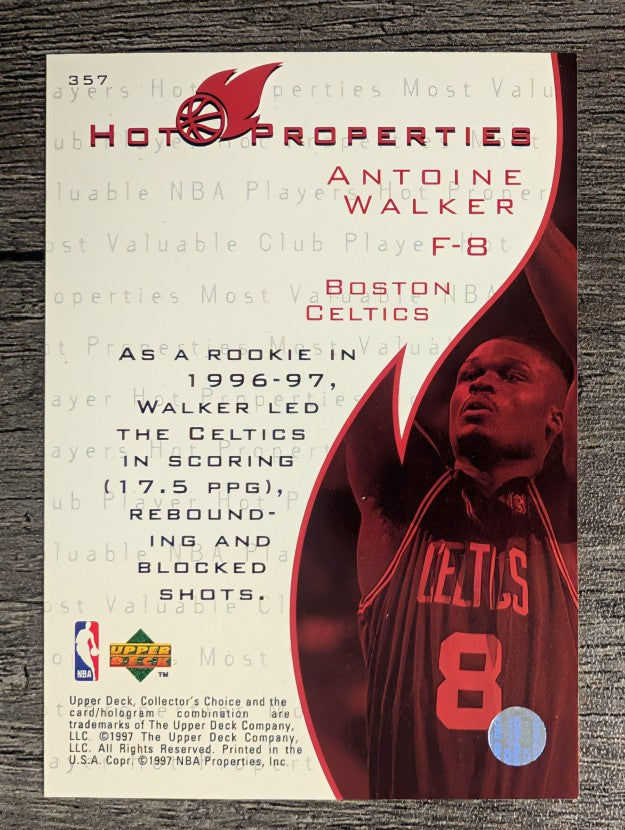 1997-98 Collector's Choice #357 Antoine Walker HP