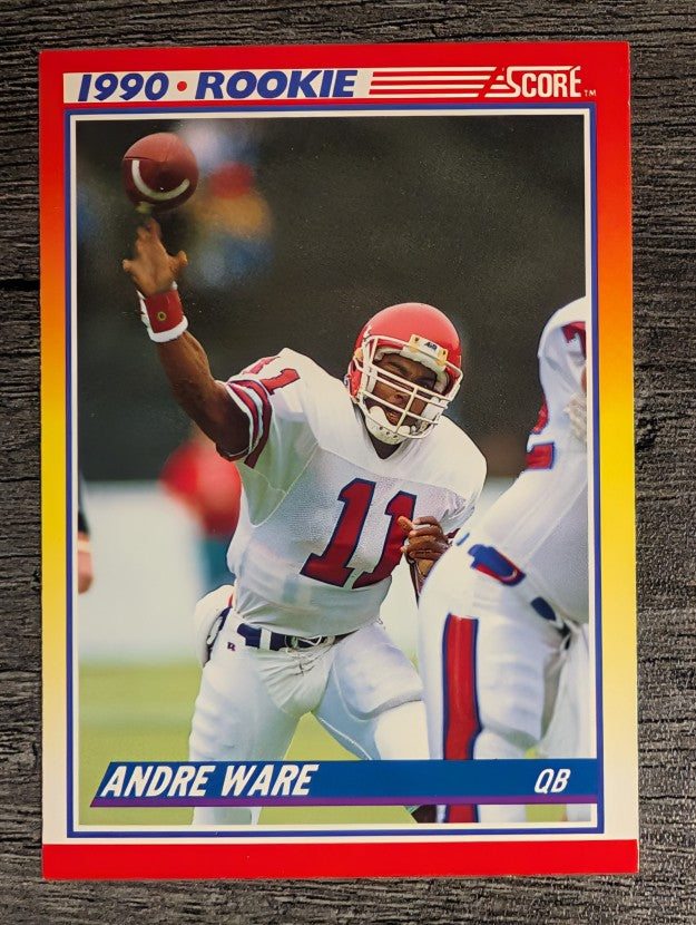 1990 Score #292 Andre Ware RC