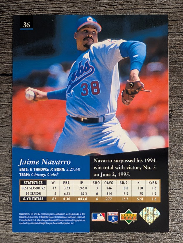 1995 SP #36 Jaime Navarro