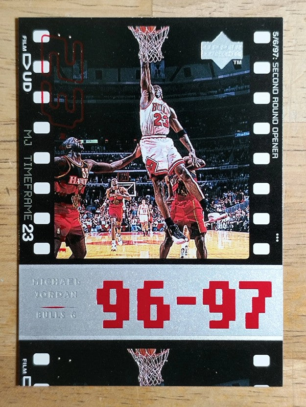 1998 Upper Deck Michael Jordan Living Legend #104 Michael Jordan TF 1996-97