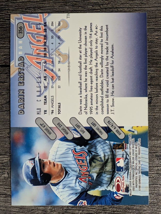 1997 Donruss #356 Darin Erstad