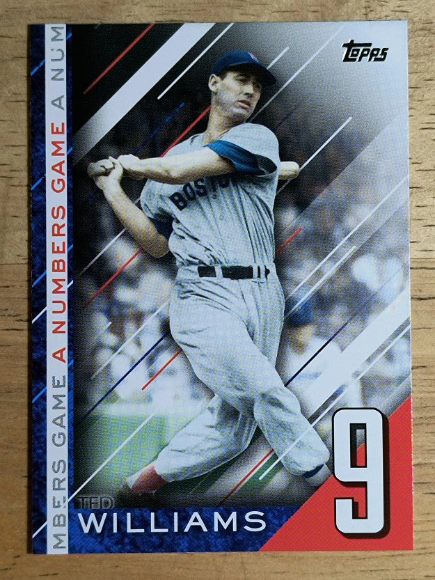 2020 Topps Update A Numbers Game #NG14 Ted Williams