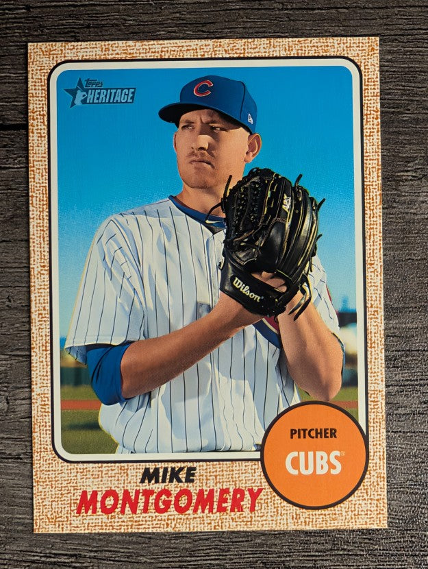 2017 Topps Heritage #509 Mike Montgomery