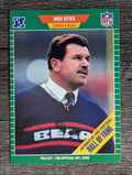1989 Pro Set #53B Mike Ditka CO/HOF banner on front
