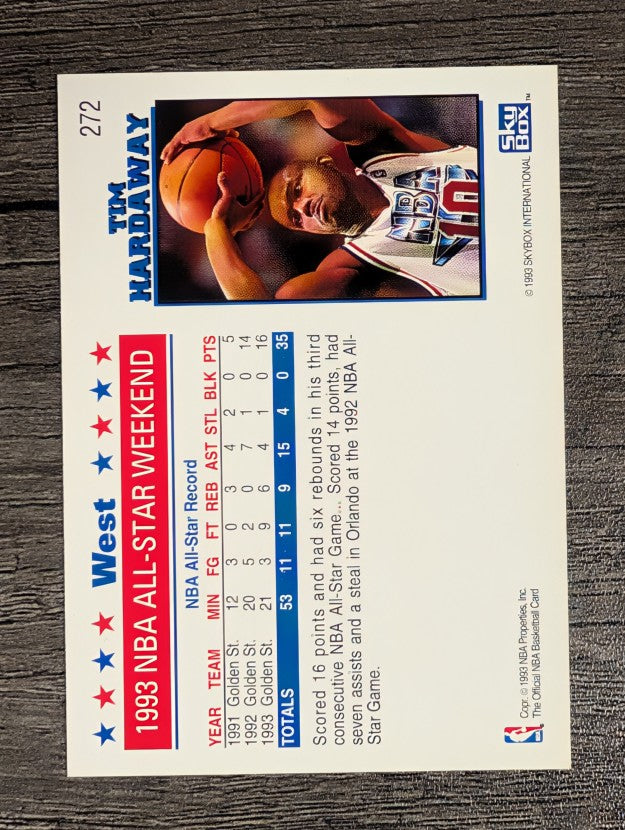 1993-94 Hoops #272 Tim Hardaway AS