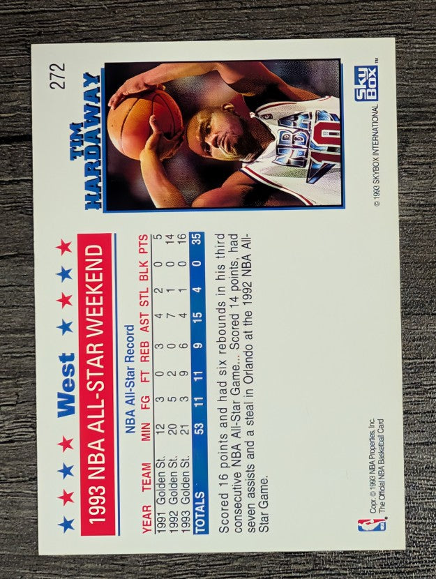 1993-94 Hoops #272 Tim Hardaway AS