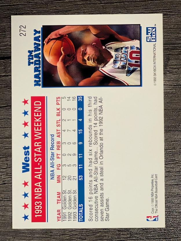 1993-94 Hoops #272 Tim Hardaway AS
