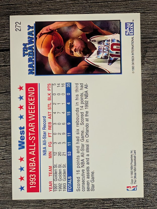 1993-94 Hoops #272 Tim Hardaway AS