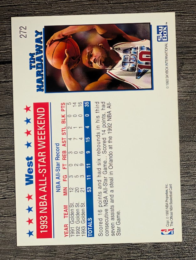 1993-94 Hoops #272 Tim Hardaway AS