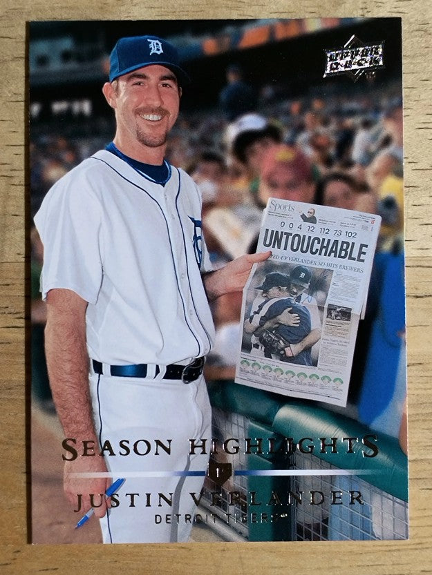 2008 Upper Deck #394 Justin Verlander HL