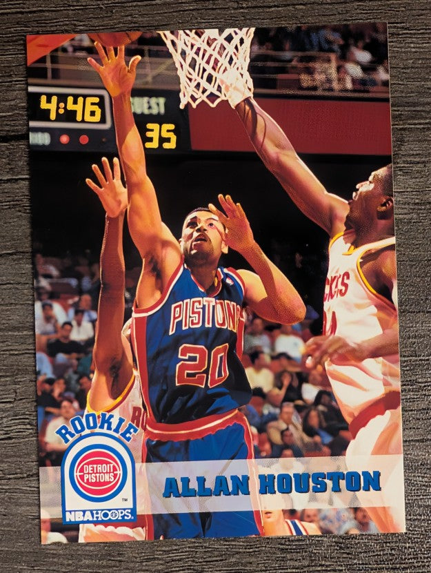 1993-94 Hoops #332 Allan Houston RC (NM)