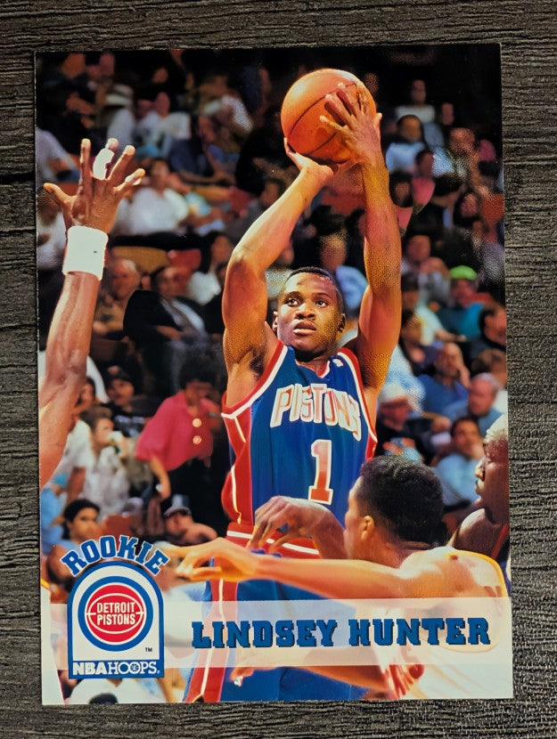 1993-94 Hoops #333 Lindsey Hunter RC
