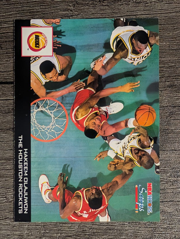 1993-94 Hoops Scoops #HS10 Hakeem Olajuwon
