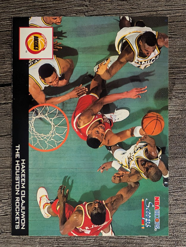 1993-94 Hoops Scoops #HS10 Hakeem Olajuwon