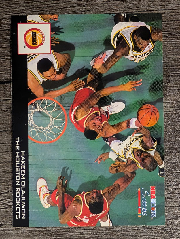 1993-94 Hoops Scoops #HS10 Hakeem Olajuwon (NM)