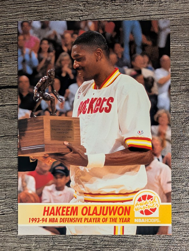 1994-95 Hoops #261 Hakeem Olajuwon AW