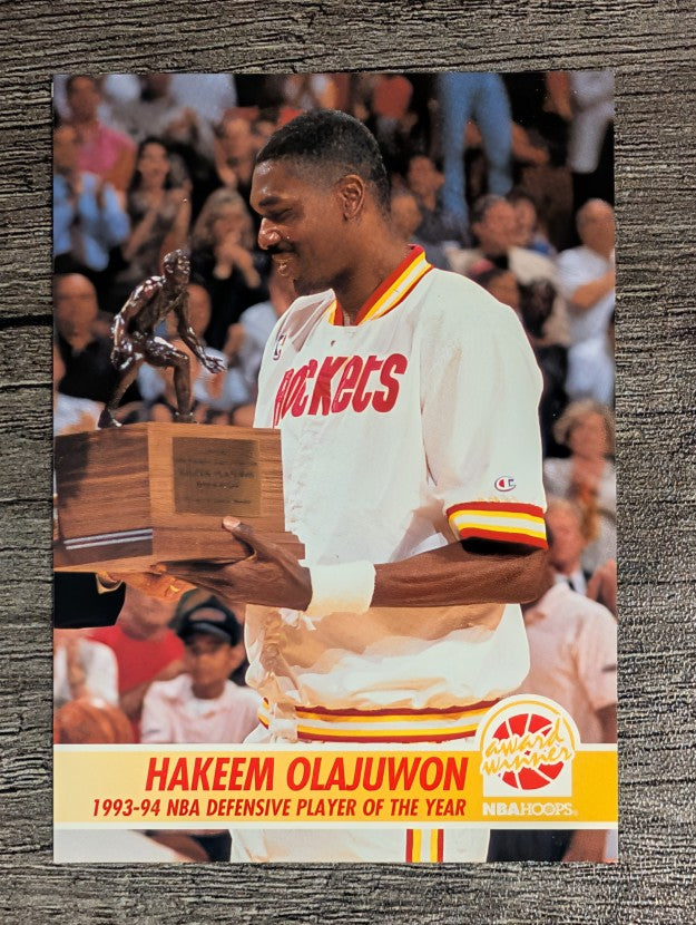 1994-95 Hoops #261 Hakeem Olajuwon AW