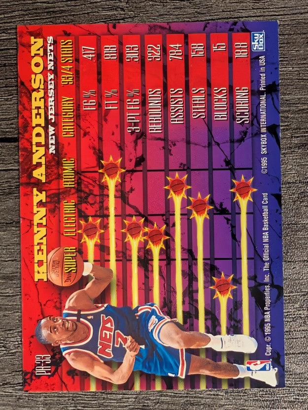 1994-95 Hoops Power Ratings #PR33 Kenny Anderson