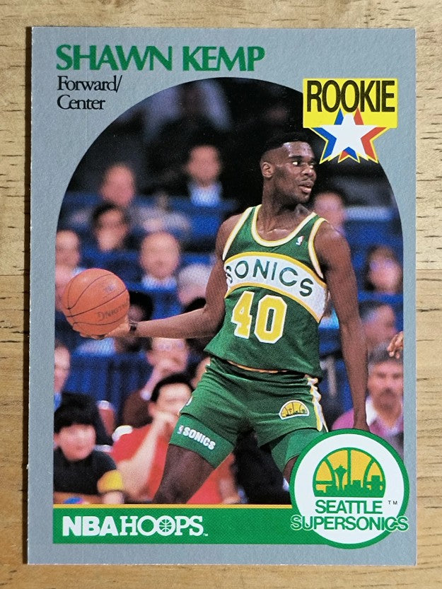 1990-91 Hoops #279 Shawn Kemp RC