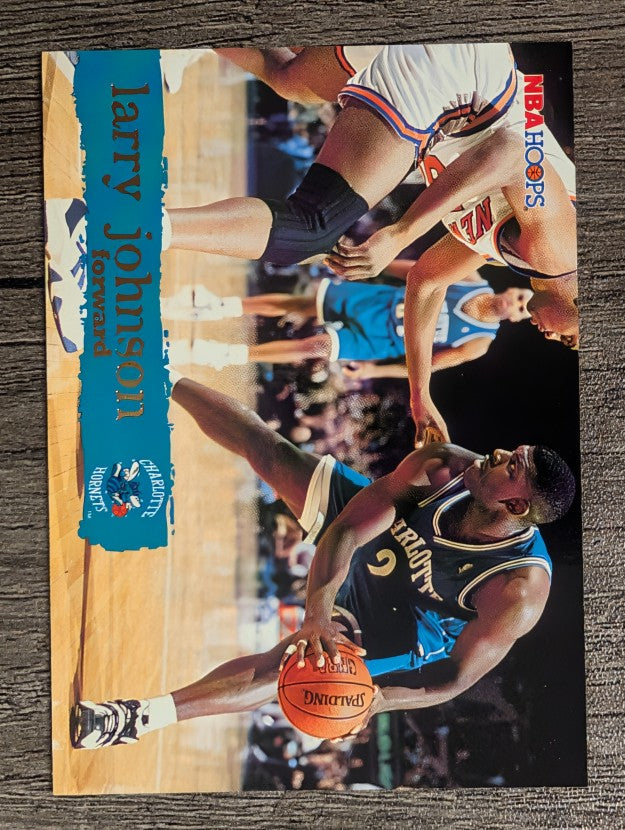 1995-96 Hoops #18 Larry Johnson