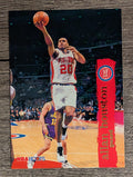 1995-96 Hoops #47 Allan Houston