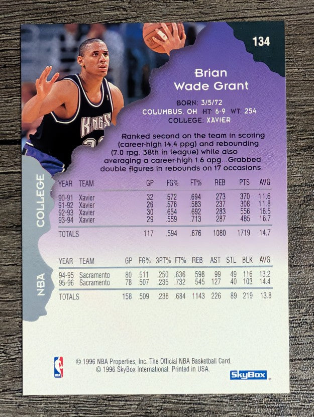 1996-97 Hoops #134 Brian Grant