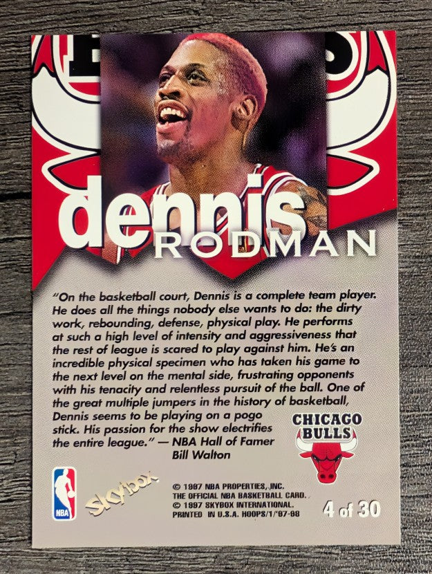 1997-98 Hoops Talkin' Hoops #4 Dennis Rodman