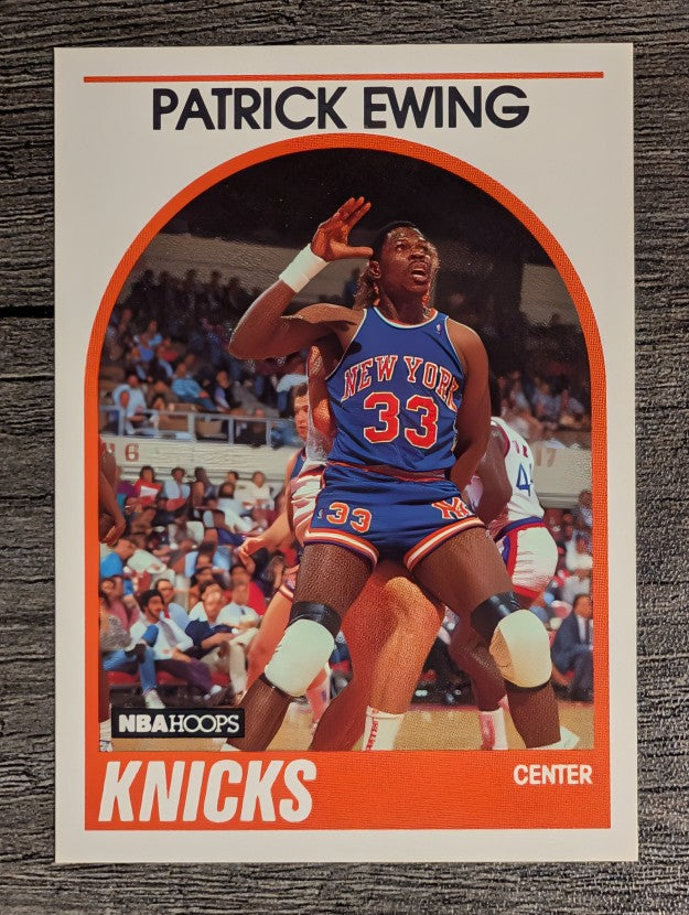 1989-90 Hoops #80 Patrick Ewing