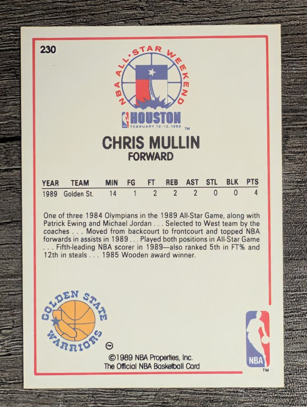 1989-90 Hoops #230 Chris Mullin AS