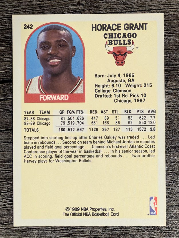 1989-90 Hoops #242 Horace Grant