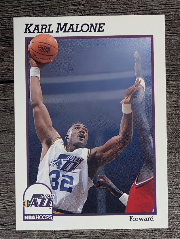 1991-92 Hoops #211 Karl Malone