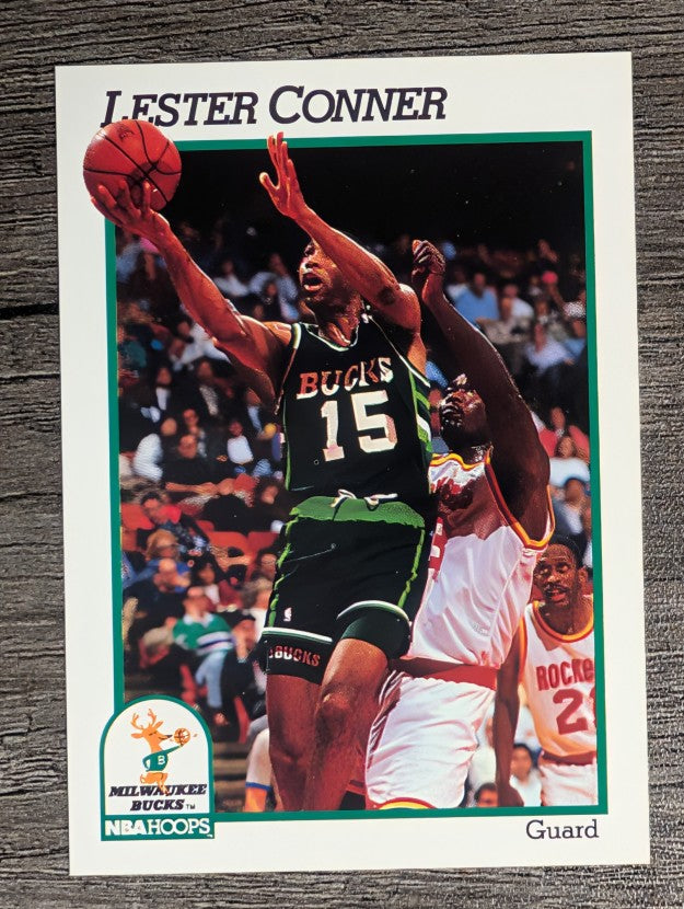 1991-92 Hoops #390 Lester Conner
