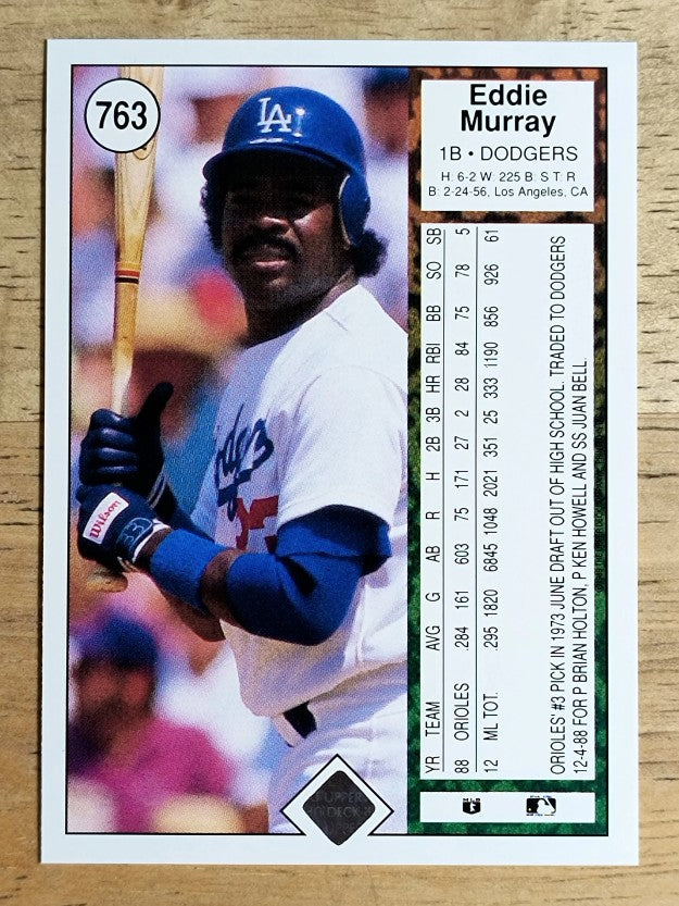 1989 Upper Deck #763 Eddie Murray